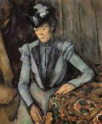 Paul Cezanne, Woman in Blue